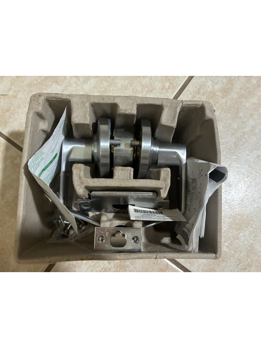 Schlage AL53LD SAT 626 Commercial Entrance Lever Lock - Open Box NO KEY-